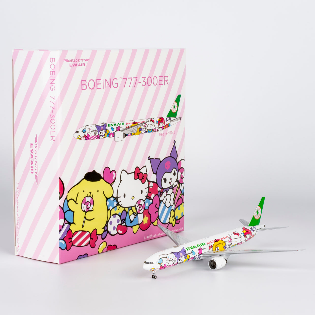 1/400 EVA Air Boeing 777-300ER B-16740 "Candy Jet" NG73074 - cover